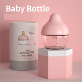 Newborn Glass Choke Proof Wide Mouth Baby Small Feeding Bottle
