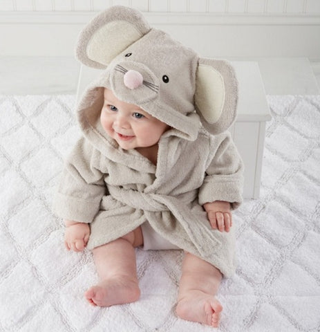 Children's Bathrobes Baby Hooded